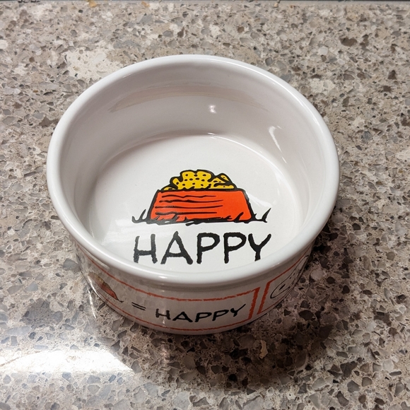 Peanuts Dog Snoopy Dog Bowl Snoopyfoodhappy Poshmark